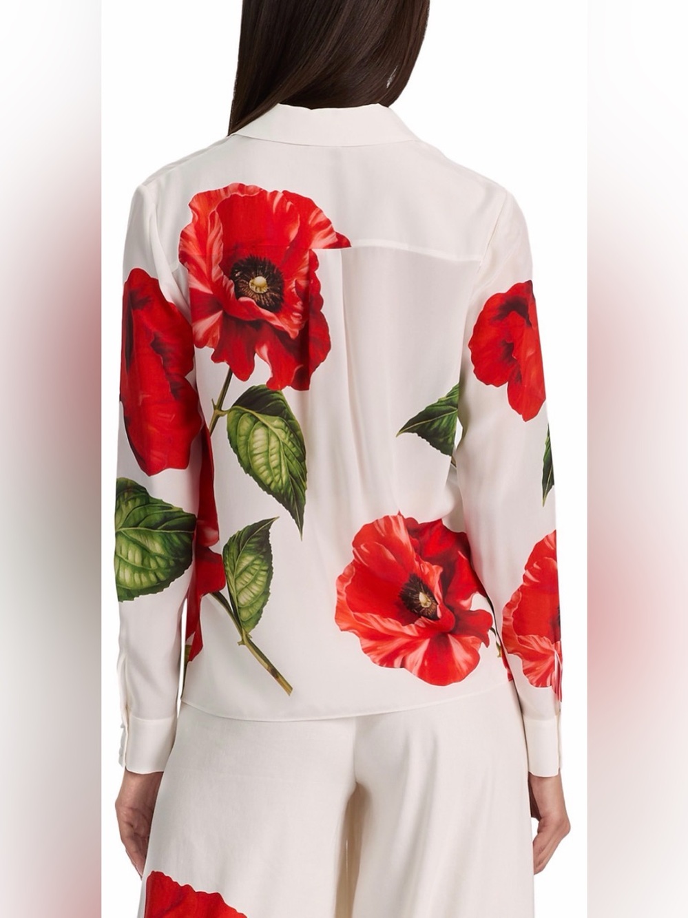Alice + Olivia Willa Silk Top - Picture 3 of 6